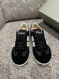 Dior 26Ss Women's Ribbon Embroidered Suede German Training Shoes