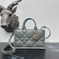 Book Tote 8.5 in Cannage Calfskin Bag 1160