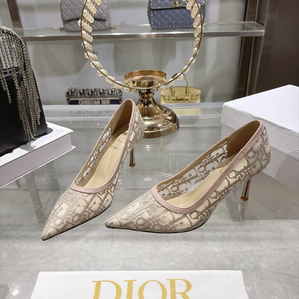 Oblique Mesh Sheepskin 3.1 in Heels 810935