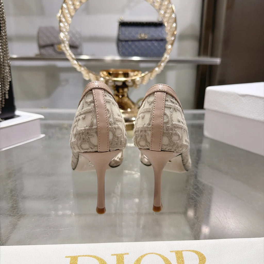 Oblique Mesh Sheepskin 3.1 in Heels 810935
