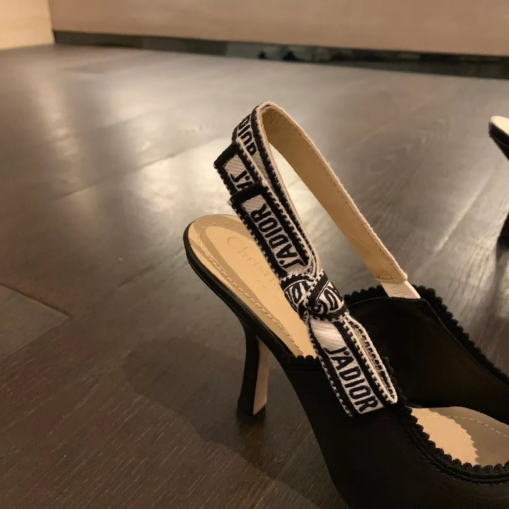 Dior Women's J'Adior Heels Black Calfskin Leather 340521