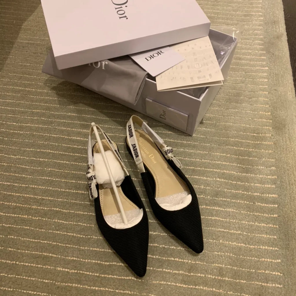 Dior Women's J'Adior Heels Black Technical Fabric 339072