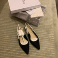 Dior Women's J'Adior Heels Black Technical Fabric 339072