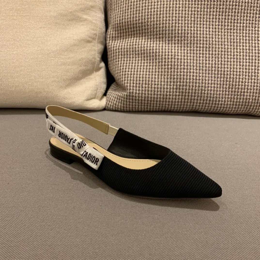 Dior Women's J'Adior Heels Black Technical Fabric 339072