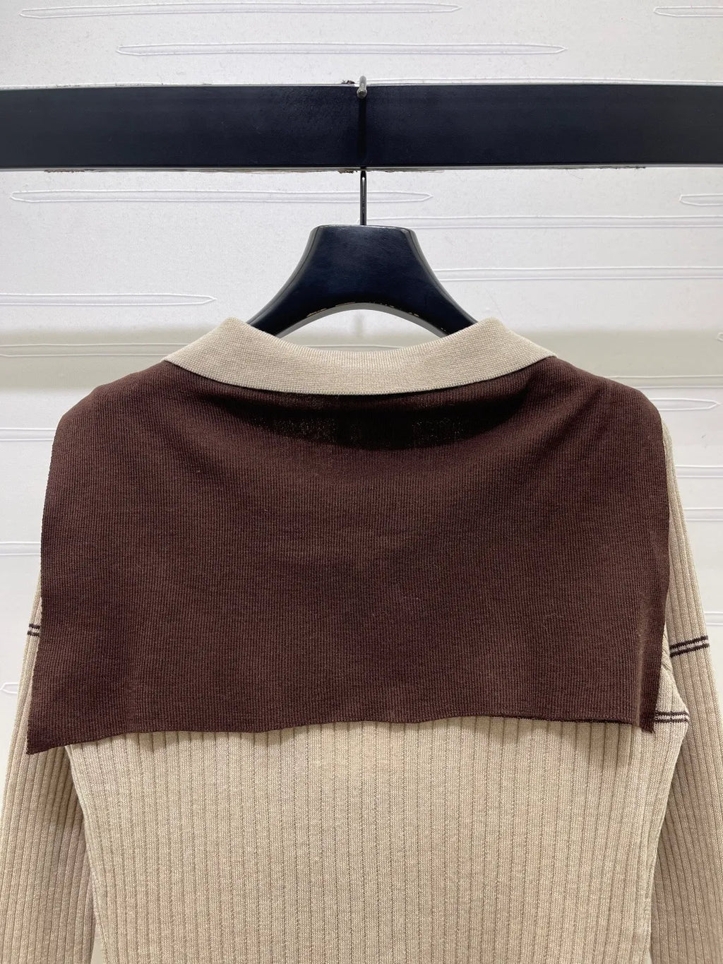Dior Women's Shawl Collar Knit Top