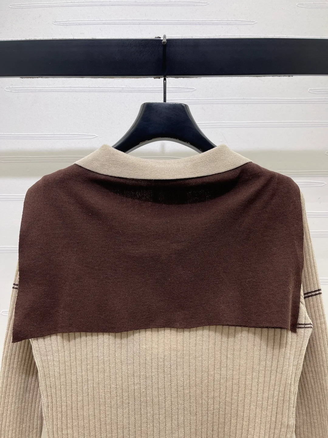 Dior Women's Shawl Collar Knit Top