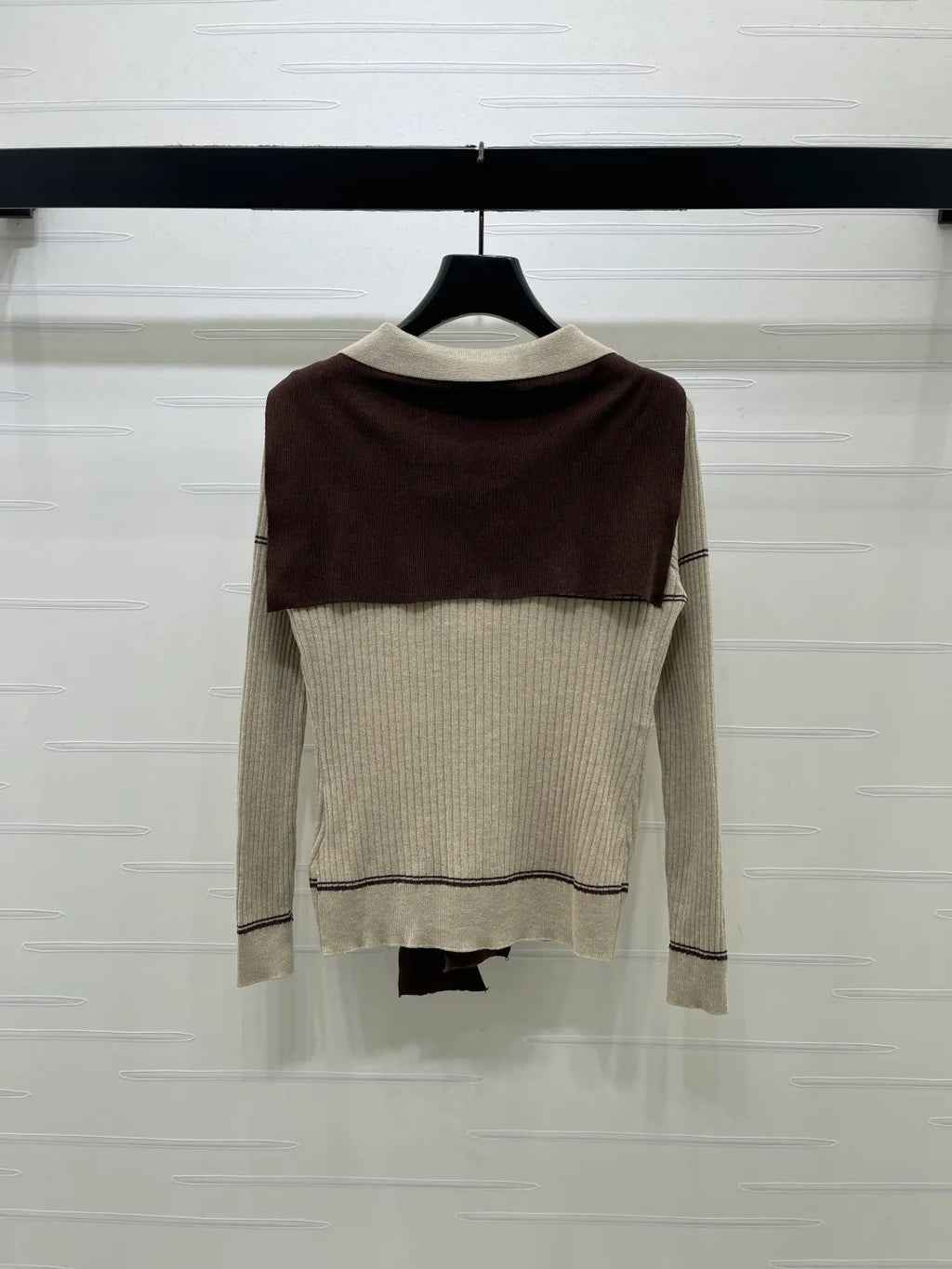 Dior Women's Shawl Collar Knit Top