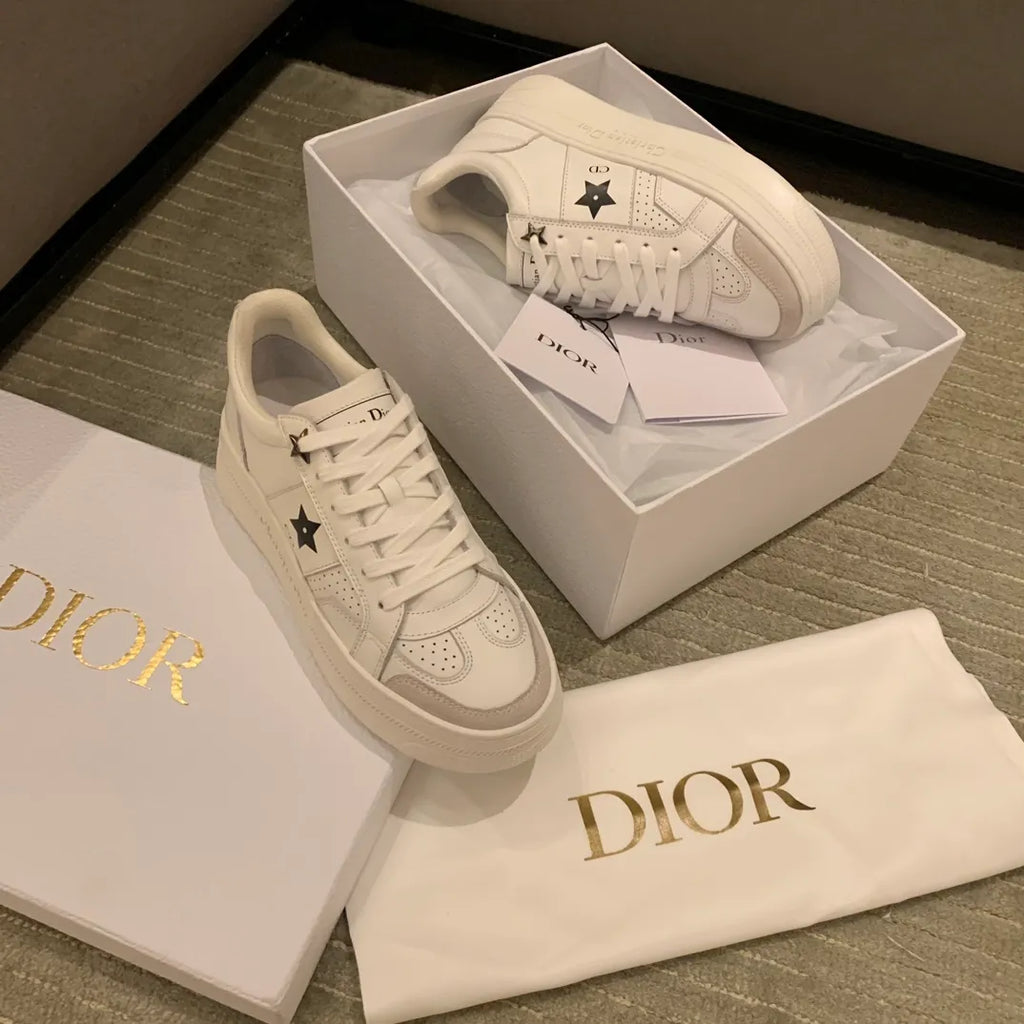 Dior Women's Stdr24 Platform Sneakers Leather Suede 339071