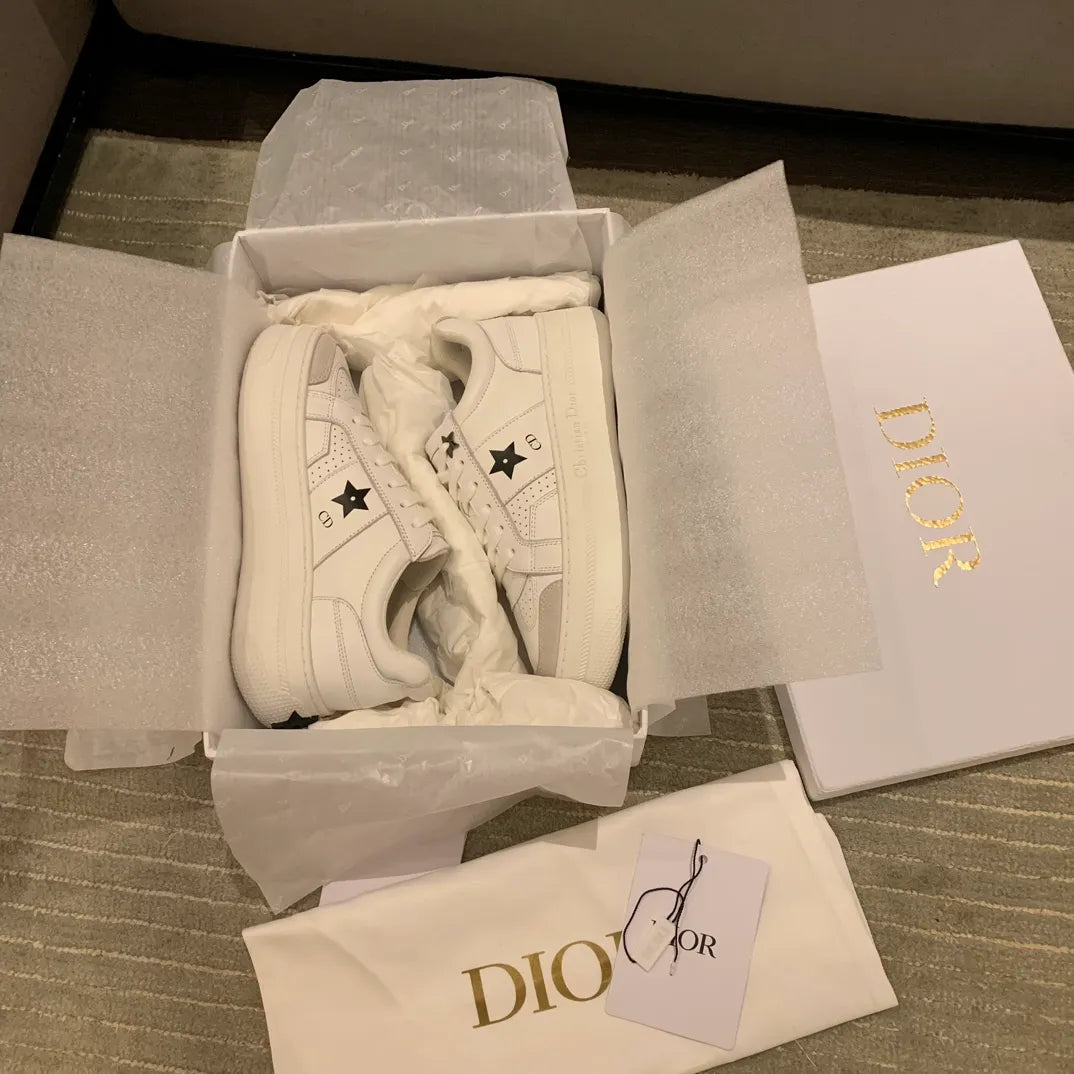 Dior Women's Stdr24 Platform Sneakers Leather Suede 339071
