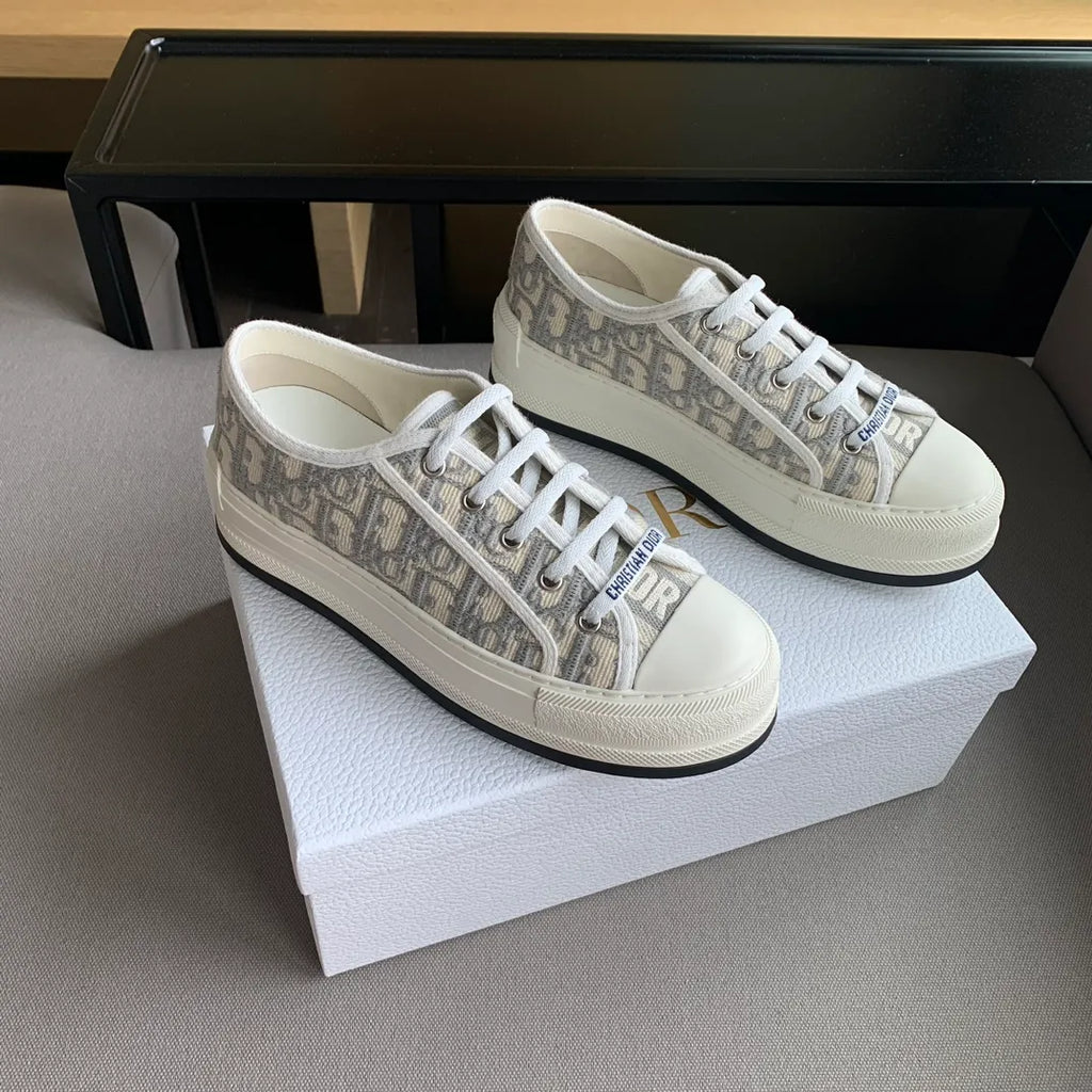 Dior Women's WALK'N'DIOR Embroidered Platform Sneakers 339070