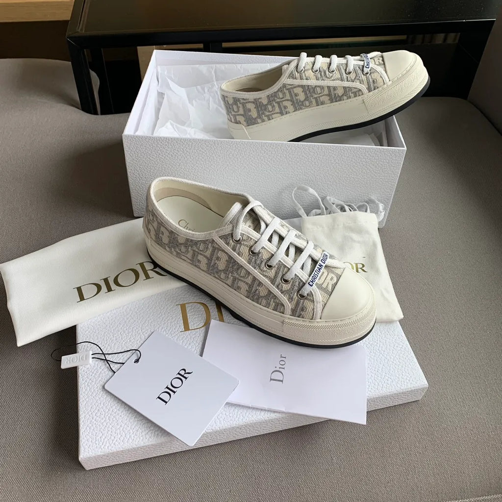Dior Women's WALK'N'DIOR Embroidered Platform Sneakers 339070