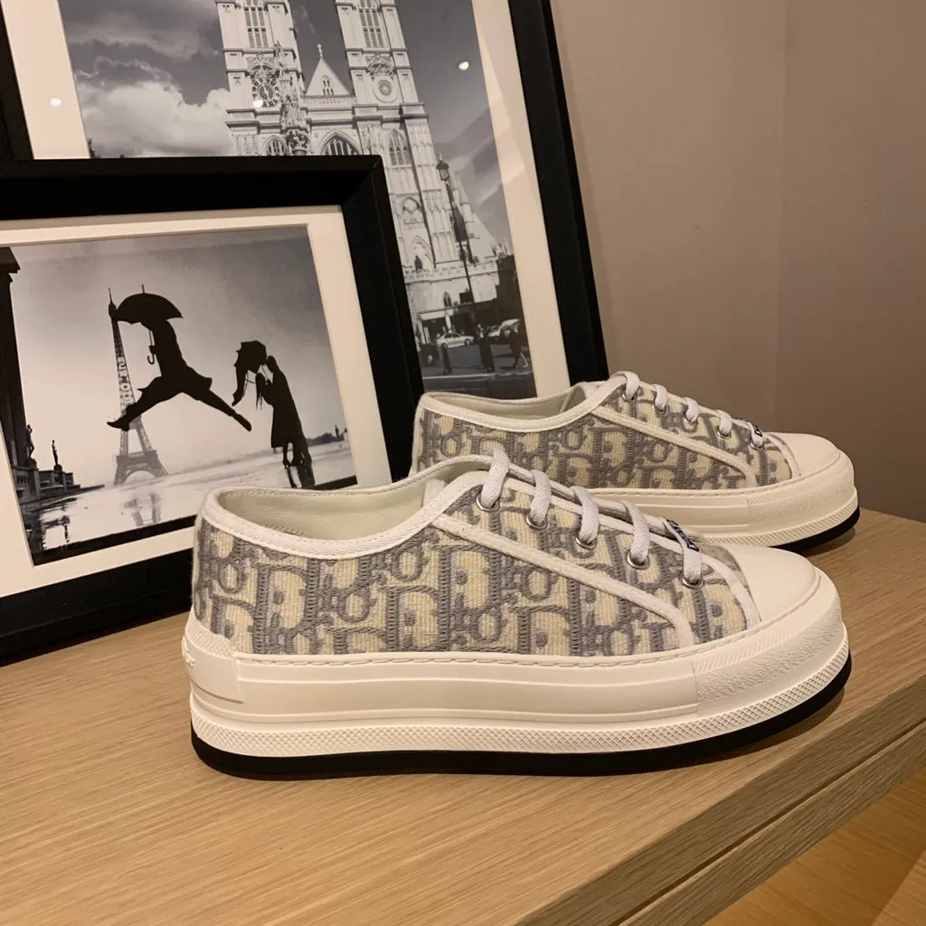 Dior Women's WALK'N'DIOR Embroidered Platform Sneakers 339070