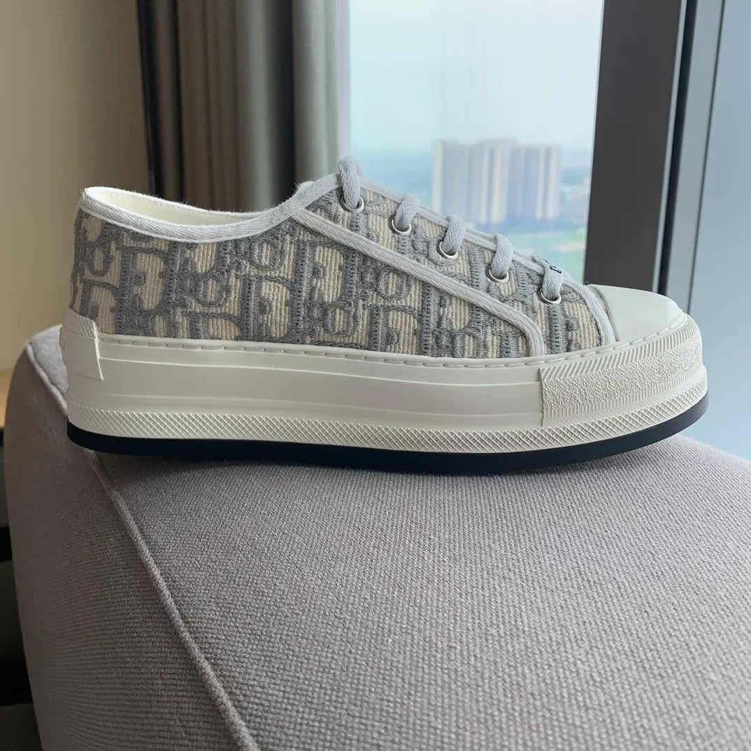 Dior Women's WALK'N'DIOR Embroidered Platform Sneakers 339070