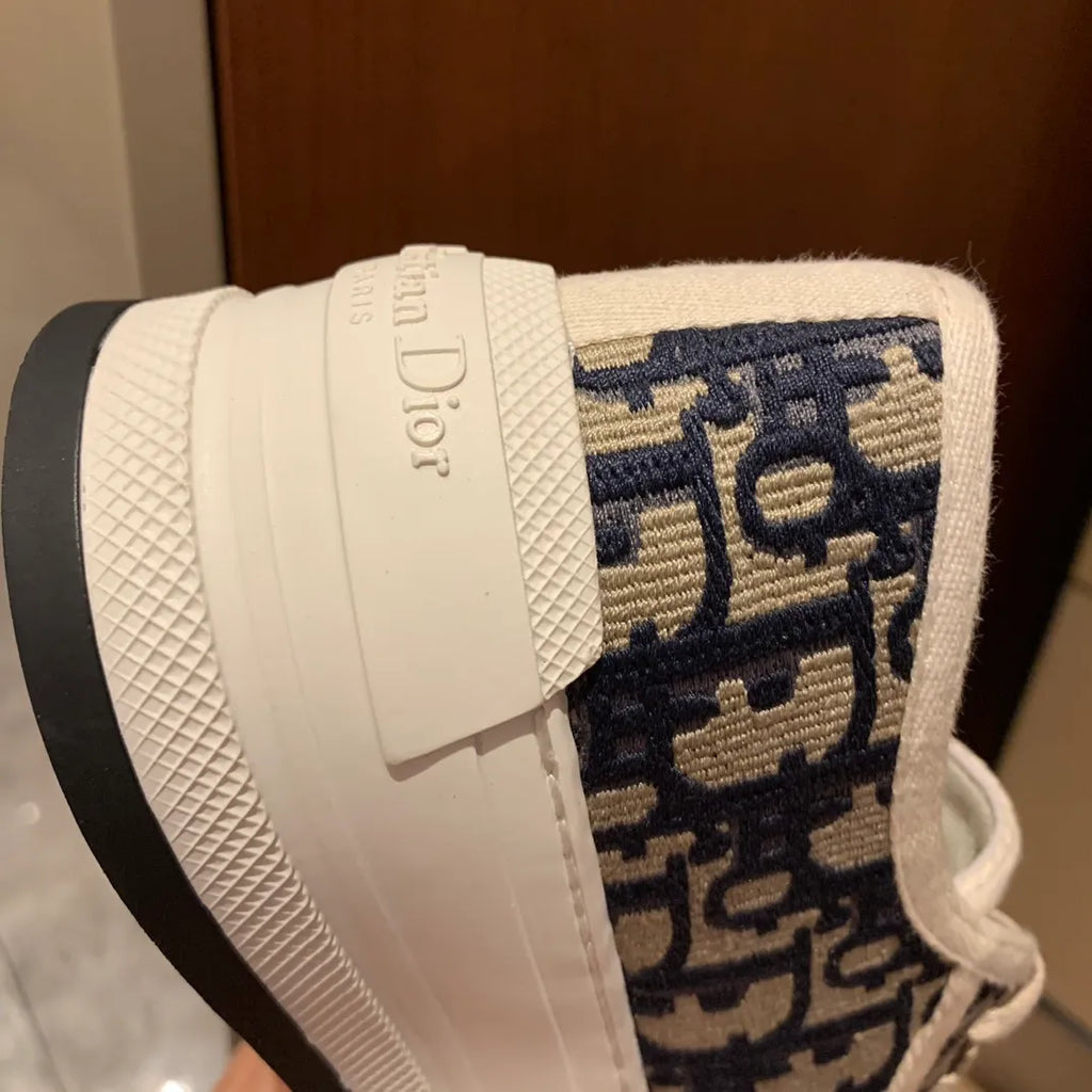 Dior Women's Walk'n'Dior Platform Sneakers Embroidered Canvas 340450