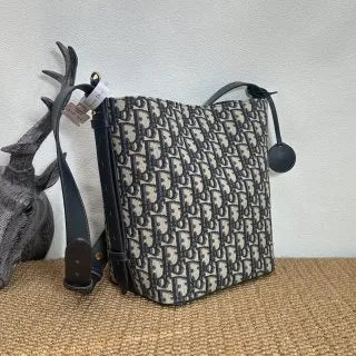 Diorstar 7.9 in Jacquard Bucket Bag