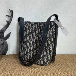 Diorstar 7.9 in Jacquard Bucket Bag