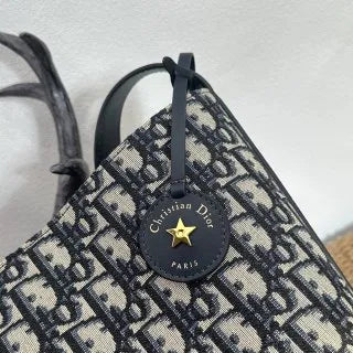 Diorstar 7.9 in Jacquard Bucket Bag