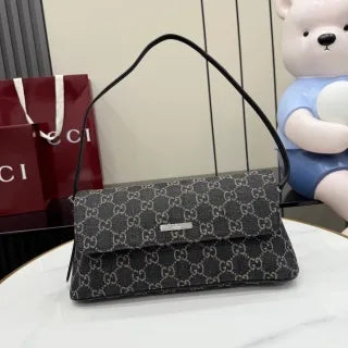 Generation GG Denim 12.2 in Shoulder Bag 874744