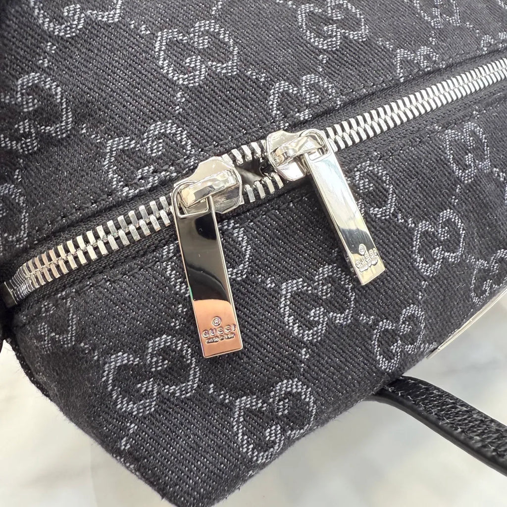 Generation GG Denim 7.9 in Boston Bag 875811