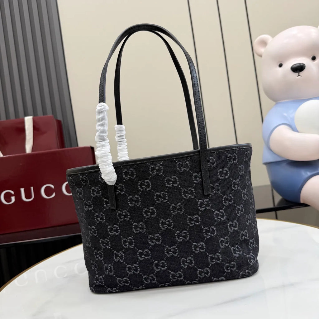 Generation GG Denim 9.8 in Tote Bag 875236