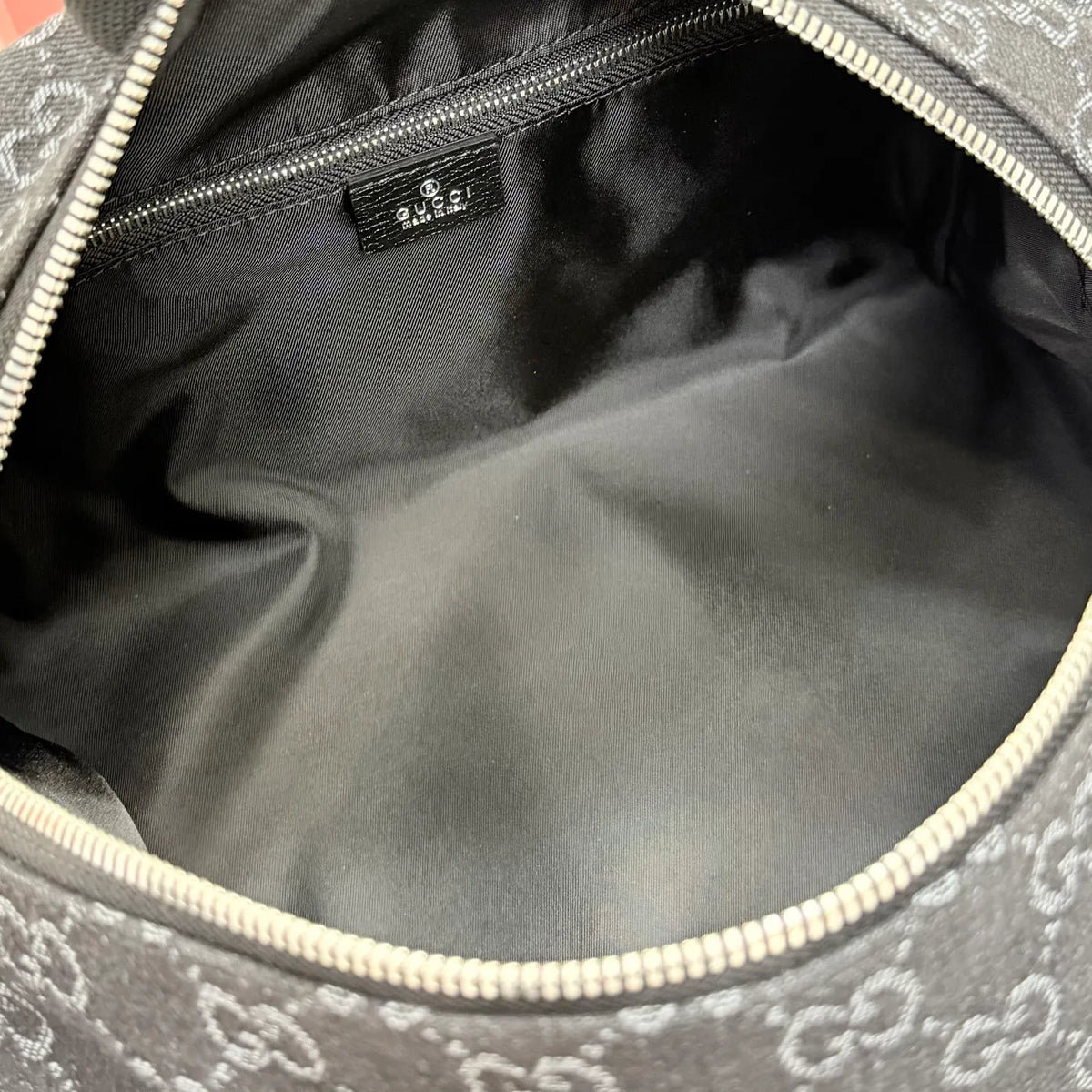 Generation GG Denim Leather 11.4 in Handbag 875228