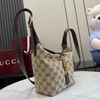 GG Canvas 10.2 in Shoulder Bag A002LF