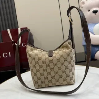 GG Canvas 10.2 in Shoulder Bag A002LF