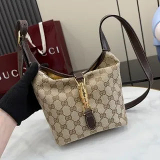 GG Canvas 10.2 in Shoulder Bag A002LF