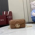 GG Marmont Matelassé Leather 6.5 in Mini Bag 841290