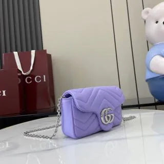 GG Marmont Matelassé Leather 6.5 in Mini Bag 841290