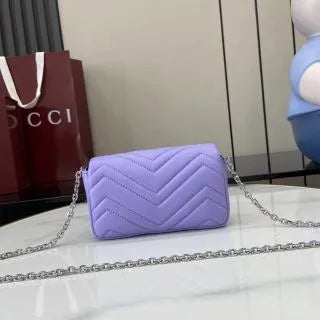 GG Marmont Matelassé Leather 6.5 in Mini Bag 841290