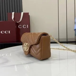GG Marmont Matelassé Leather 6.5 in Mini Bag 841290