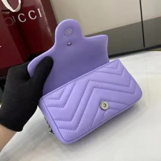 GG Marmont Matelassé Leather 6.5 in Mini Bag 841290