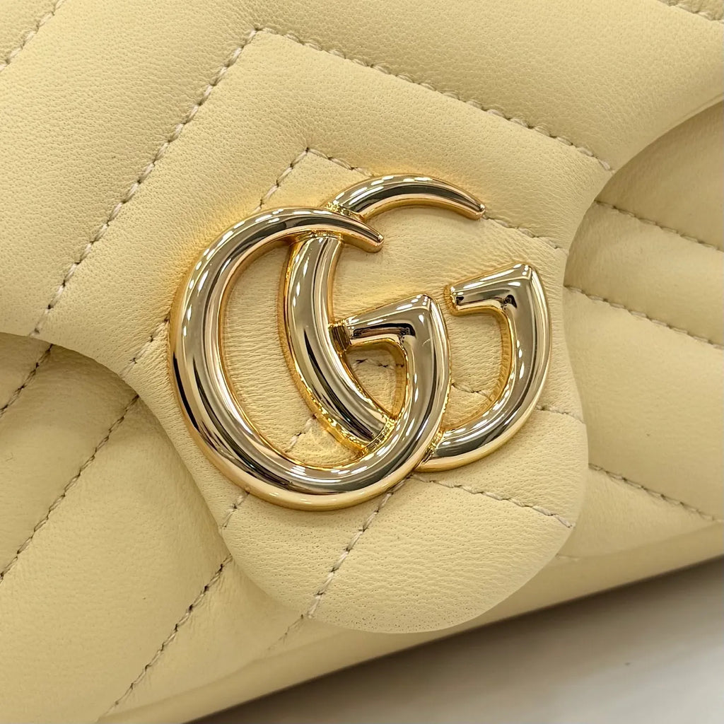 GG Marmont Quilted Nappa Leather 6.5 in Mini Bag 841290