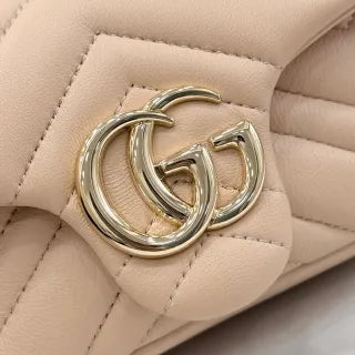 GG Marmont Quilted Nappa Leather 6.5 in Mini Bag 841290