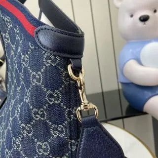 Giglio GG Denim 19.7 in Tote Bag 853972