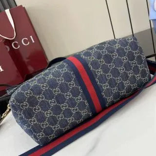 Giglio GG Denim 19.7 in Tote Bag 853972