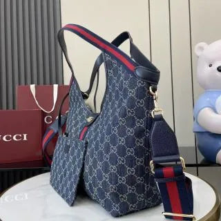 Giglio GG Denim 19.7 in Tote Bag 853972