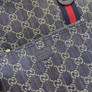 Giglio GG Denim 19.7 in Tote Bag 853972