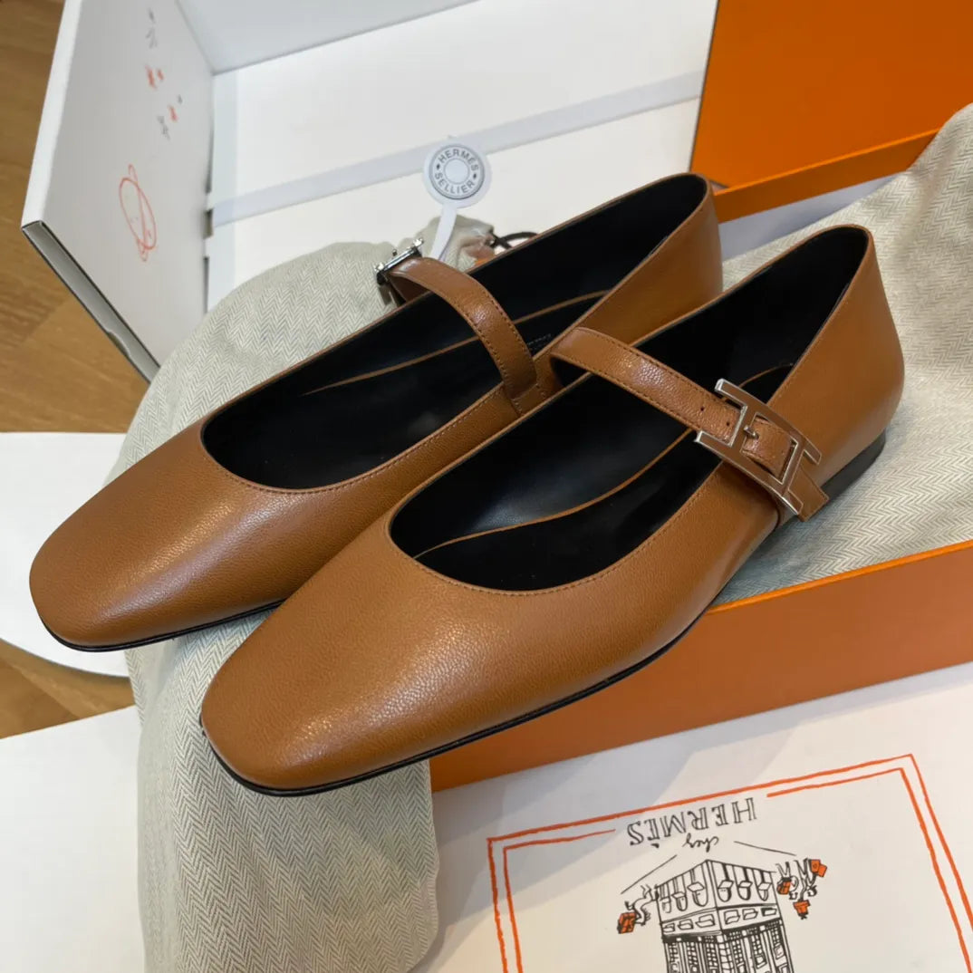 Goatskin Jane Ballet Flats 255515