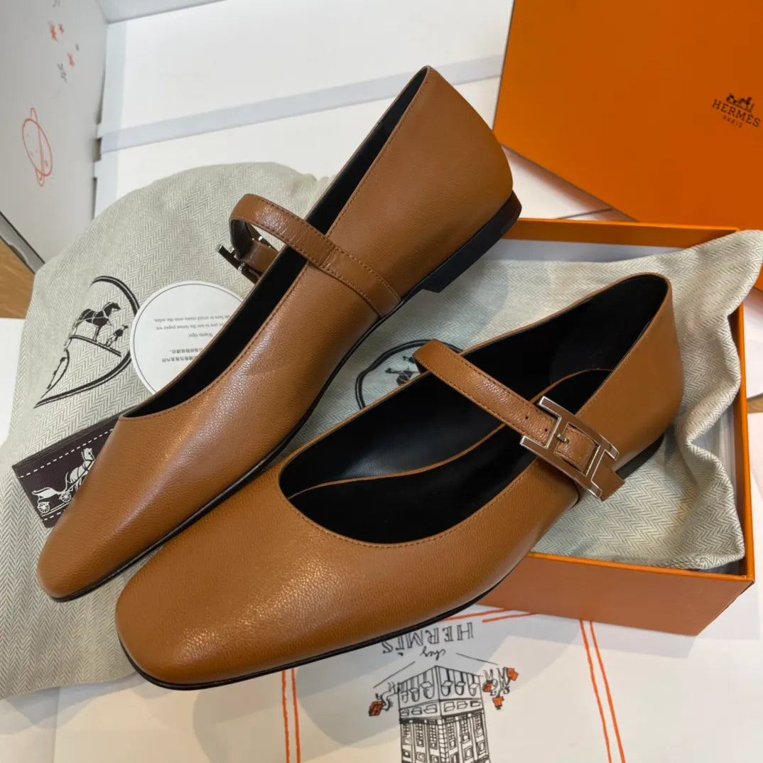 Goatskin Jane Ballet Flats 255515