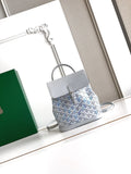 Goyard Alpin Mini Backpack Coated Canvas Leather 020195