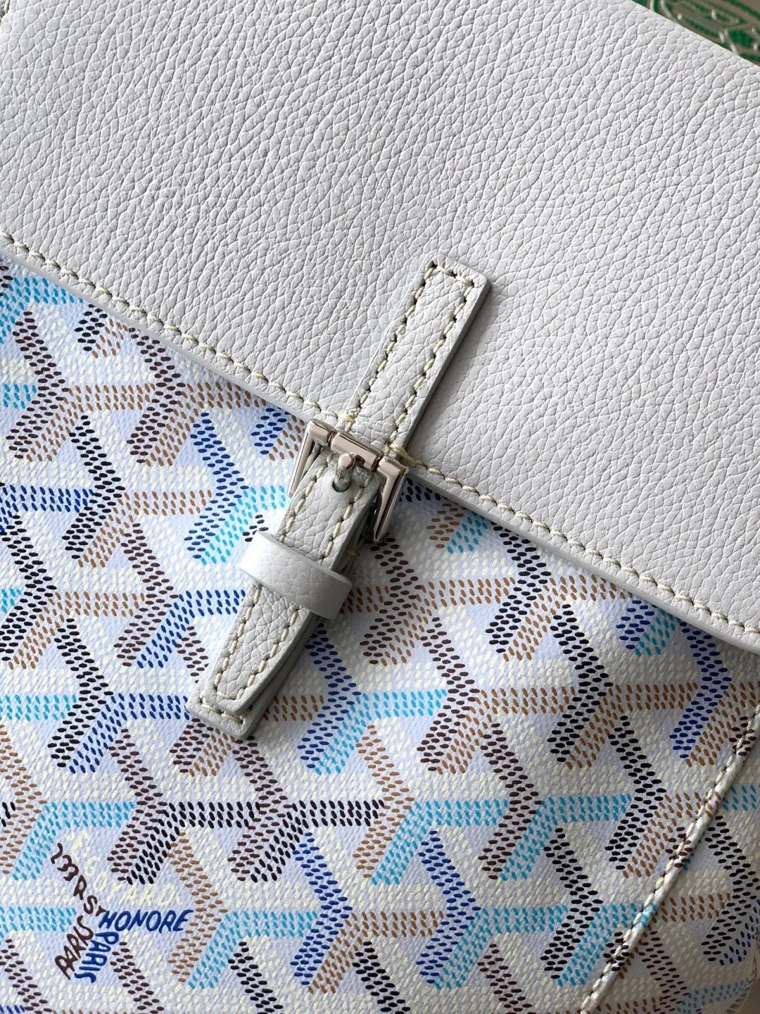 Goyard Alpin Mini Backpack Coated Canvas Leather 020195