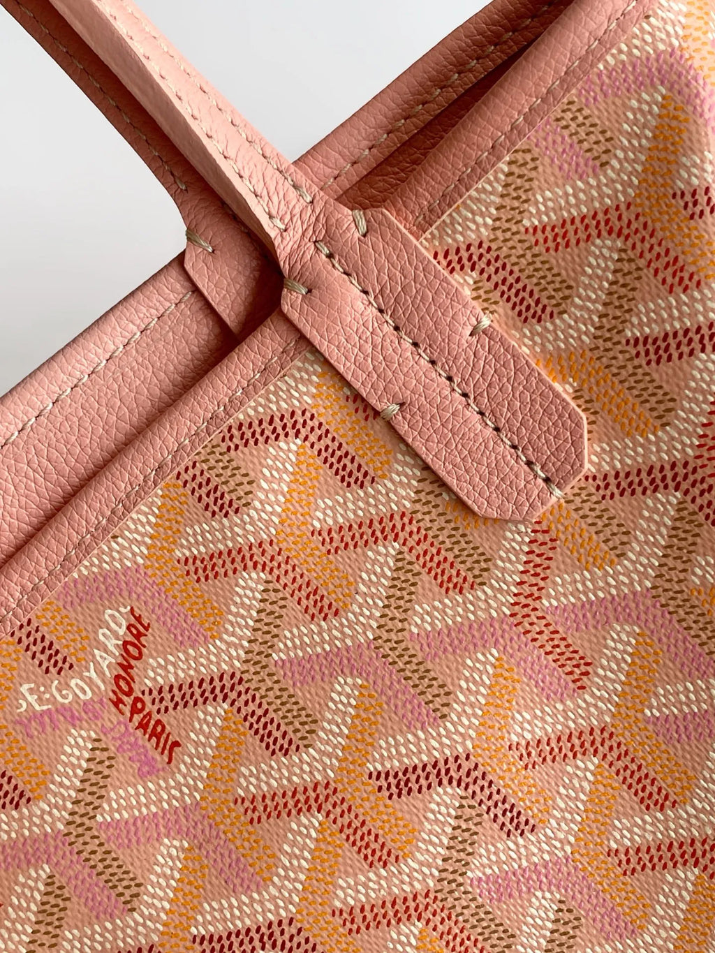 Goyard Anjou Mini Bag Coated Canvas Leather 2321