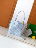 Goyard Anjou Mini Tote Bag Leather Coated Canvas 2321