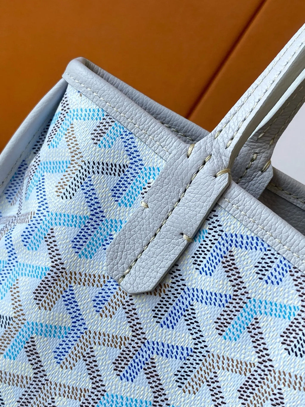Goyard Anjou Mini Tote Bag Leather Coated Canvas 2321