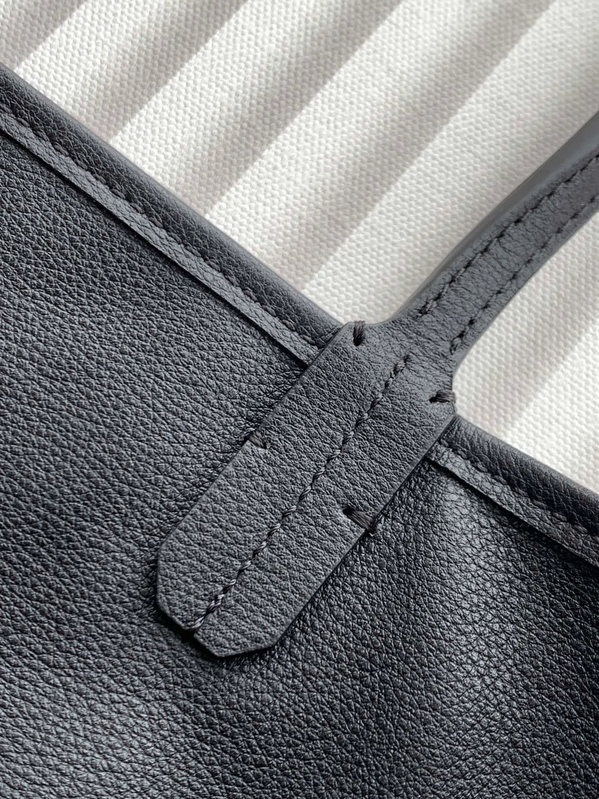 Goyard Anjou Small Tote Bag Leather Coated Canvas 8017