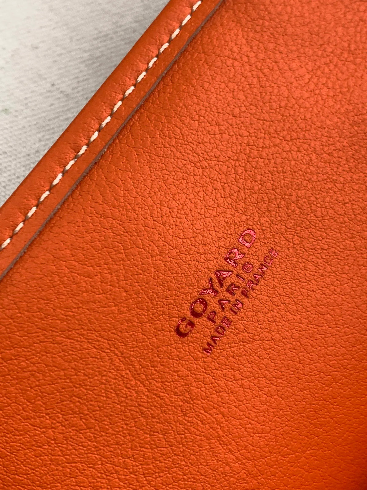 Goyard Anjou Small Tote Bag Leather Coated Canvas 8017