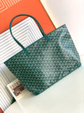 Goyard Artois Medium Bag Coated Canvas Leather 8023