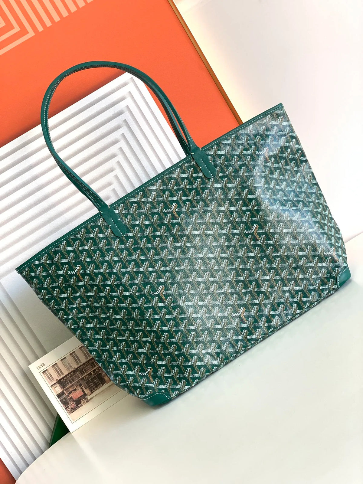 Goyard Artois Medium Bag Coated Canvas Leather 8023